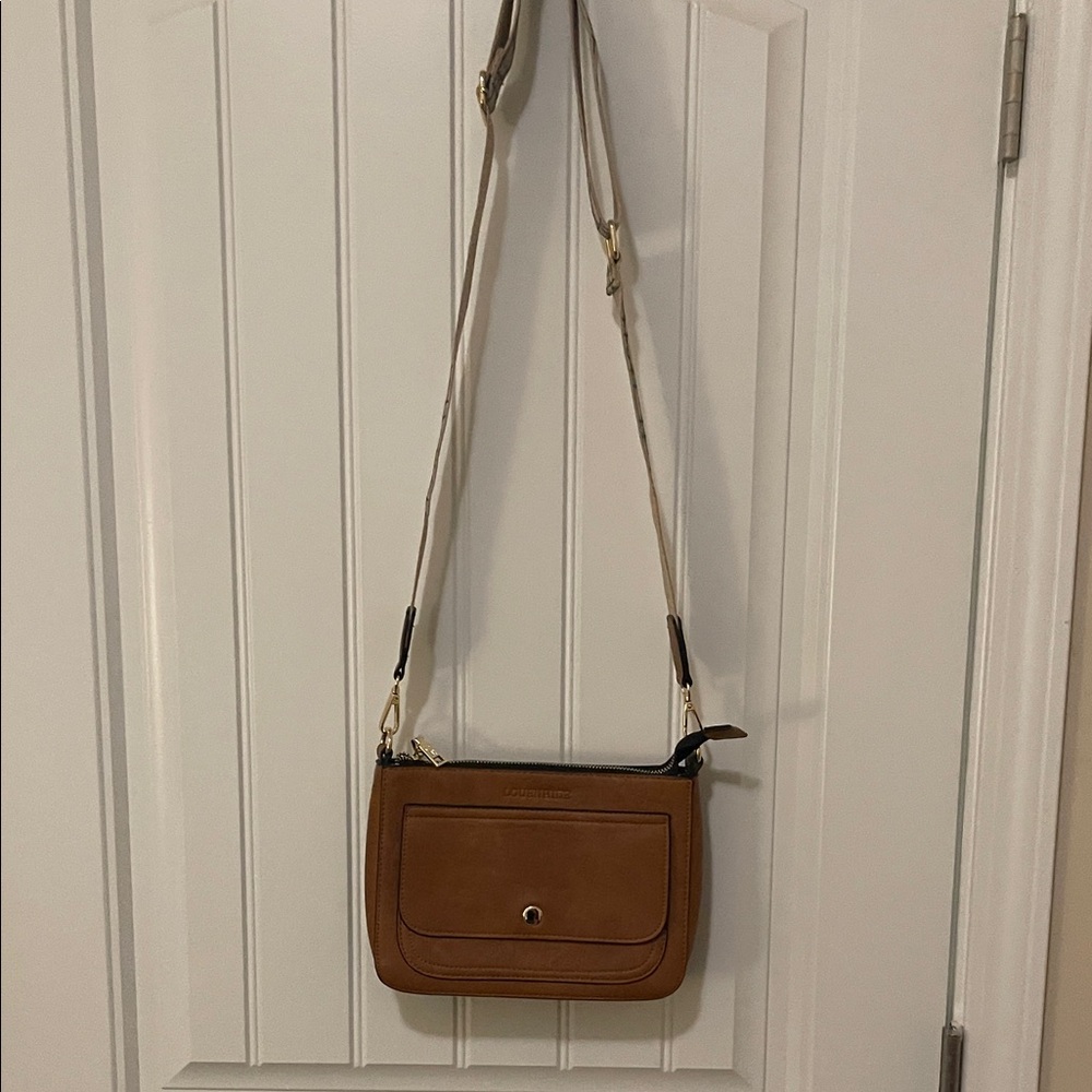 Louenhide Elegant Tan Crossbody Bag